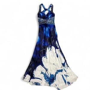 Cache Women's Blue and Multi Dress